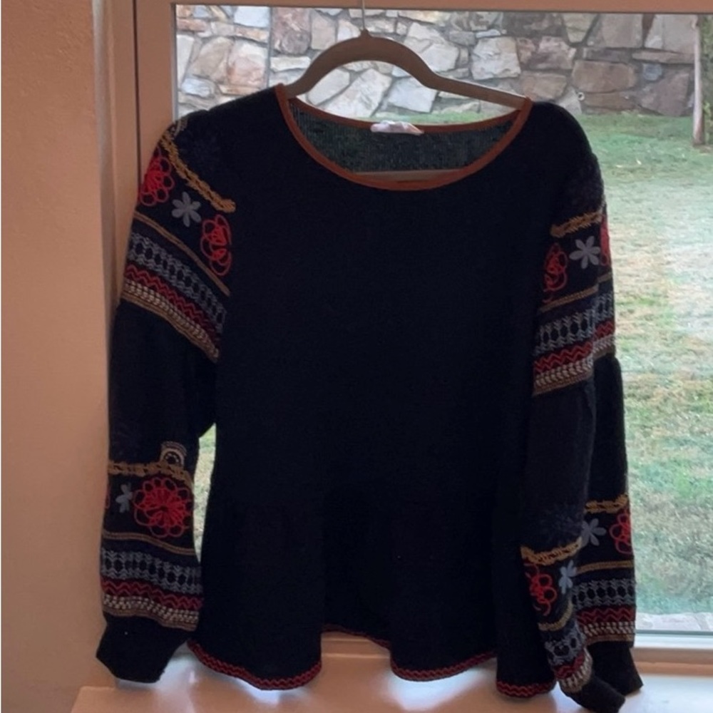 THML embroidered sweater